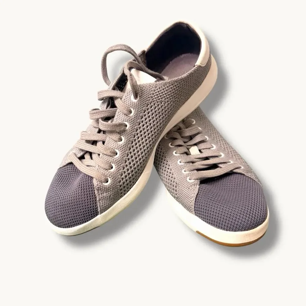 Cole Haan Women's Grandpro Gray tennis knit mesh‎ stitchlite Sneakers Size 8.5 B